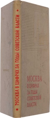 Москва в цифрах за годы Советской власти (1917-1967 гг.). Краткий статистический сборник. М.: Статистика, 1967. 